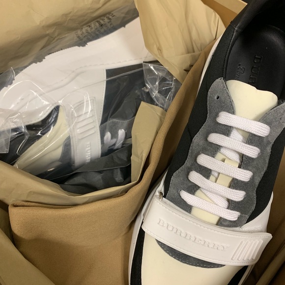 burberry colour block sneakers